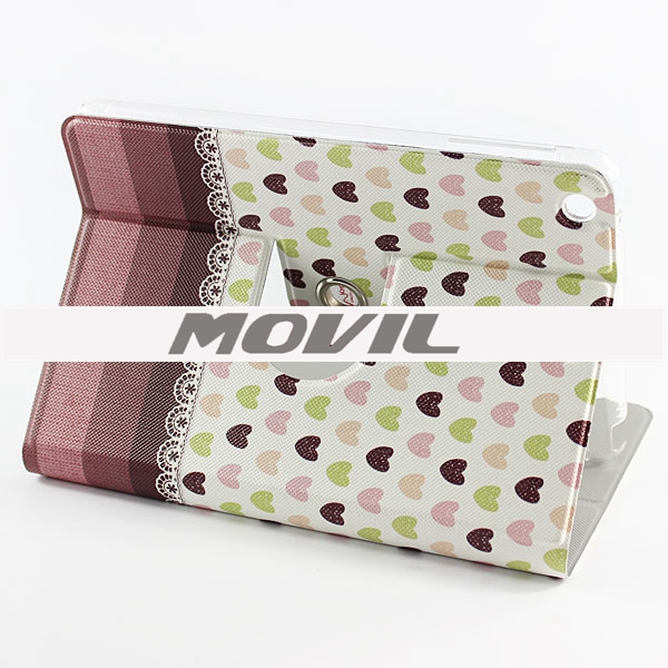 NP-2109 Elegante funda de cuero pu para ipad mini-10